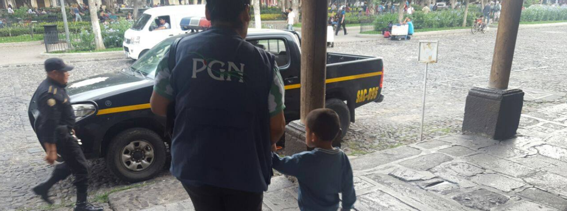 PGN RESCATA A HERMANOS QUE SUFRÍAN DE MALTRATO-1