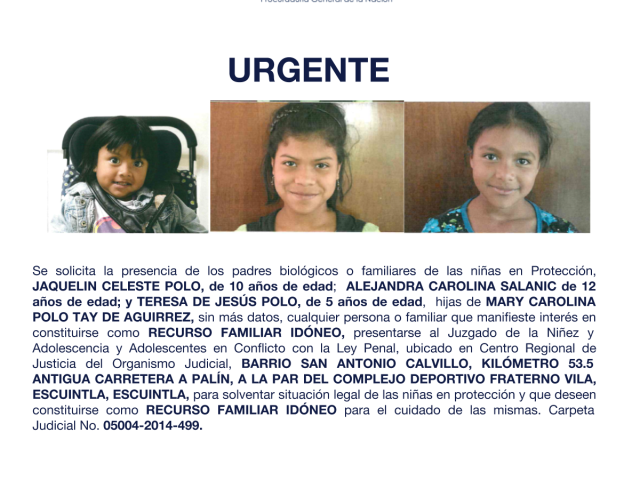 JAQUELIN CELESTE POLO, ALEJANDRA CAROLINA SALANIC, TERESA DE JESÚS POLO