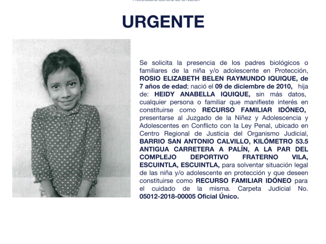 ROSIO ELIZABETH BELEN RAYMUNDO IQUIQUE