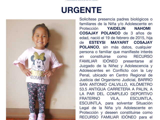 YAIDELIN NAHOMI COSAJAY POLANCO