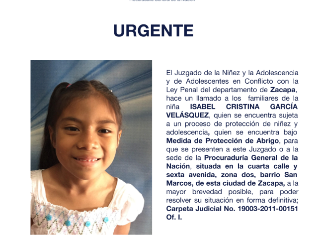 ISABEL CRISTINA GARCÍA VELÁSQUEZ