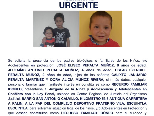 JOSÉ ELISEO PERALTA MUÑOZ, JEREMÍAS ANTONIO PERALTA MUÑOZ