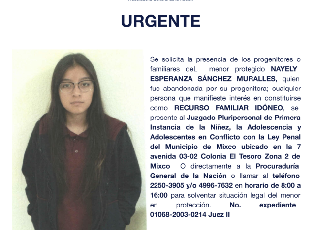 NAYELY ESPERANZA SÁNCHEZ MURALLES