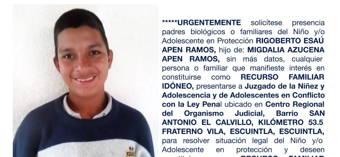 RIGOBERTO ESAÚ APEN RAMOS