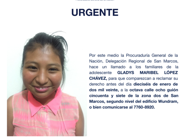 GLADYS MARIBEL LÓPEZ CHÁVEZ