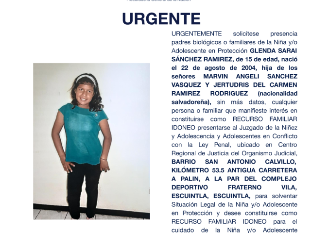 GLENDA SARAI SÁNCHEZ RAMIREZ