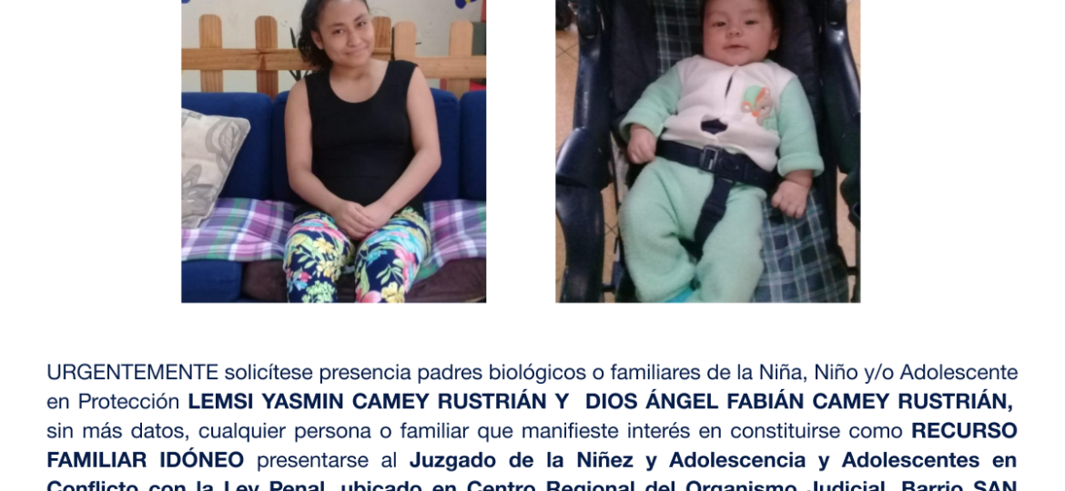 LEMSI YASMIN CAMEY RUSTRIÁN, DIOS ÁNGEL FABIÁN CAMEY RUSTRIÁN