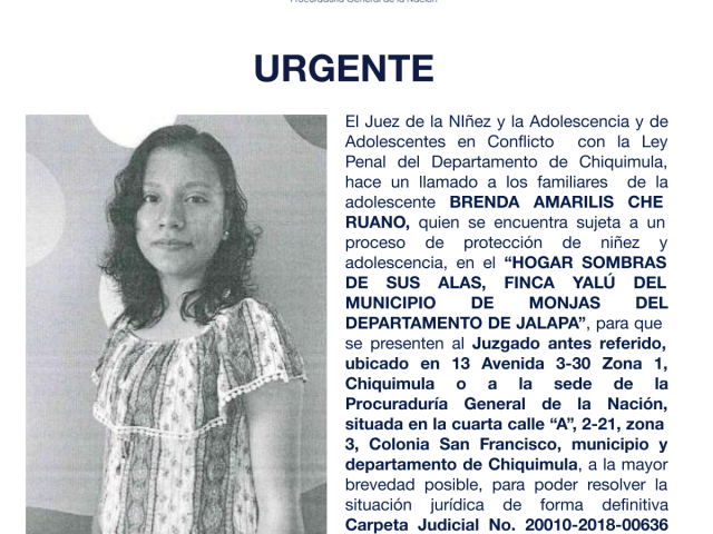 BRENDA AMARILIS CHE RUANO