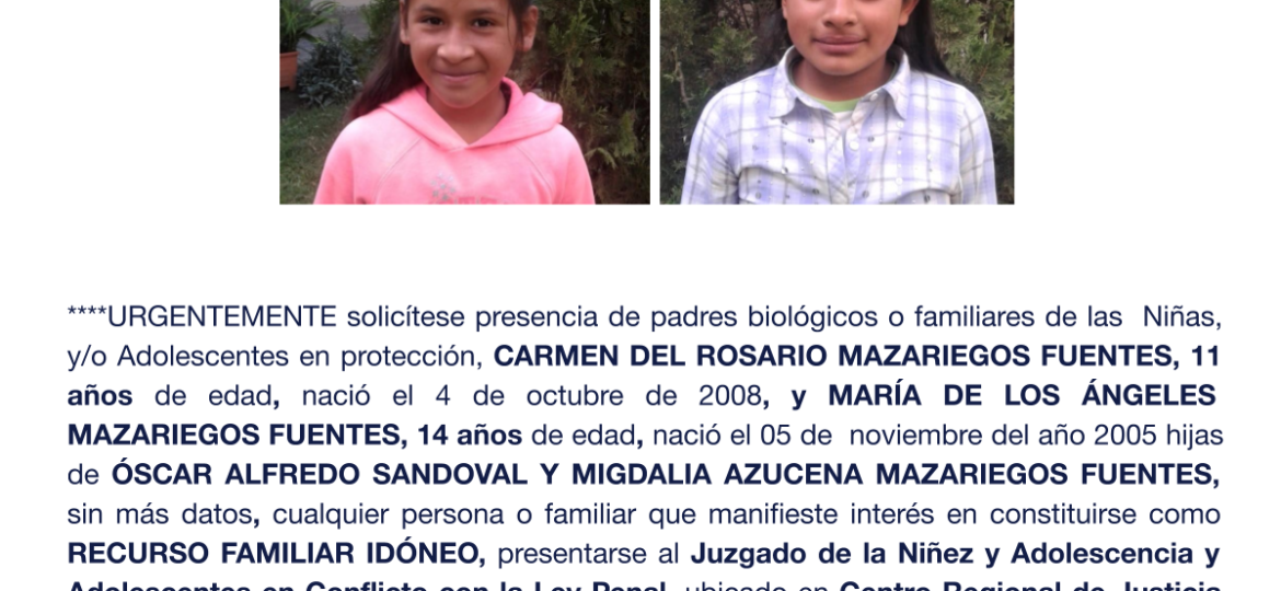 CARMEN DEL ROSARIO MAZARIEGOS FUENTES, MAZARIEGOS FUENTES