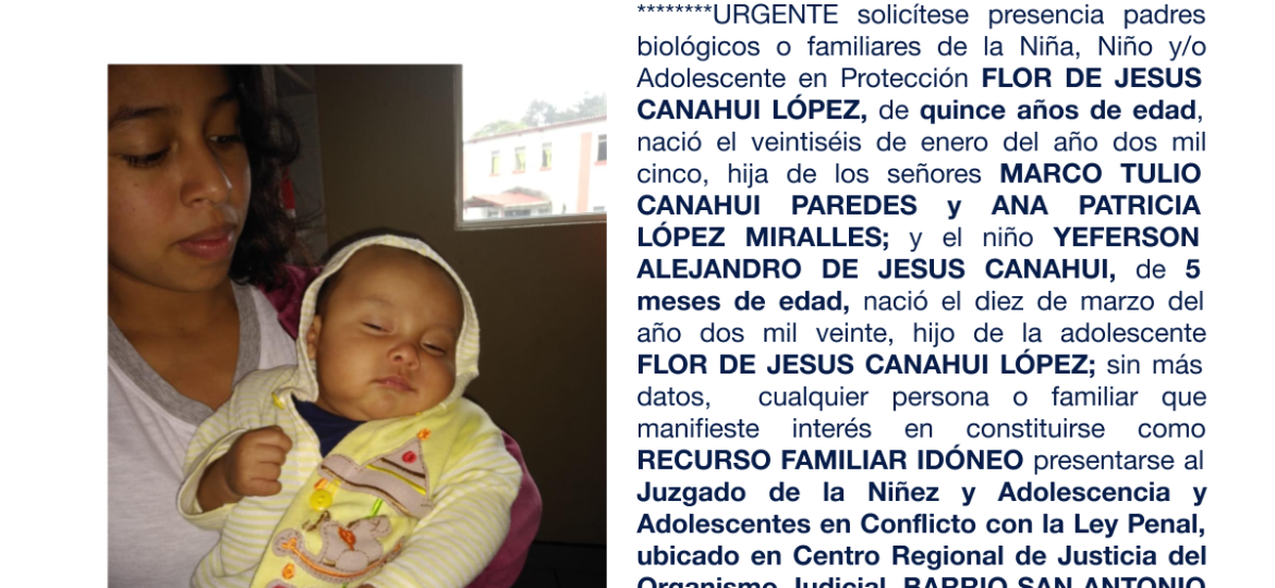 FLOR DE JESUS CANAHUI LÓPEZ, EFERSON ALEJANDRO DE JESUS CANAHUI