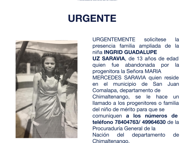 INGRID GUADALUPE UZ SARAVIA
