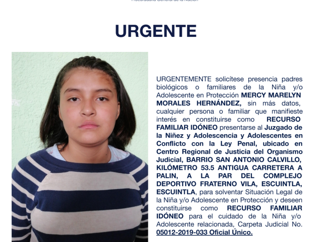 MERCY MARELYN MORALES HERNÁNDEZ