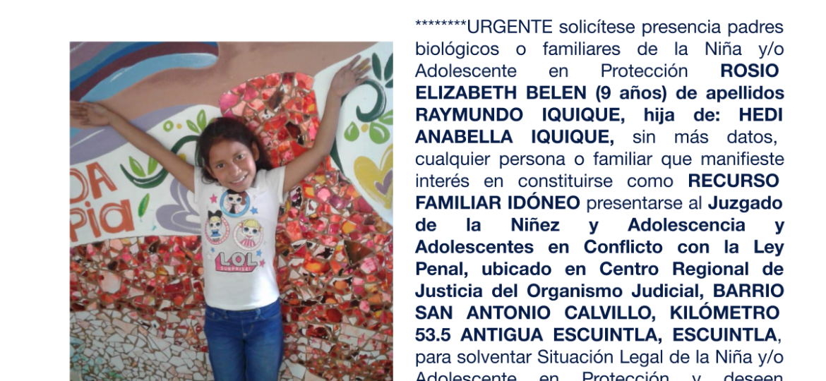 ROSIO ELIZABETH BELEN