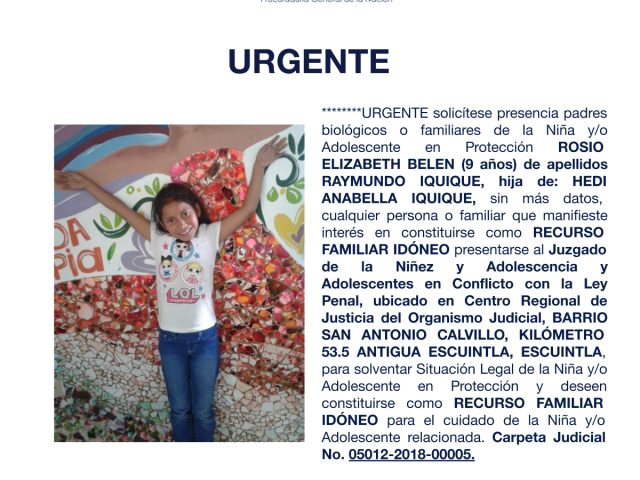 ROSIO ELIZABETH BELEN