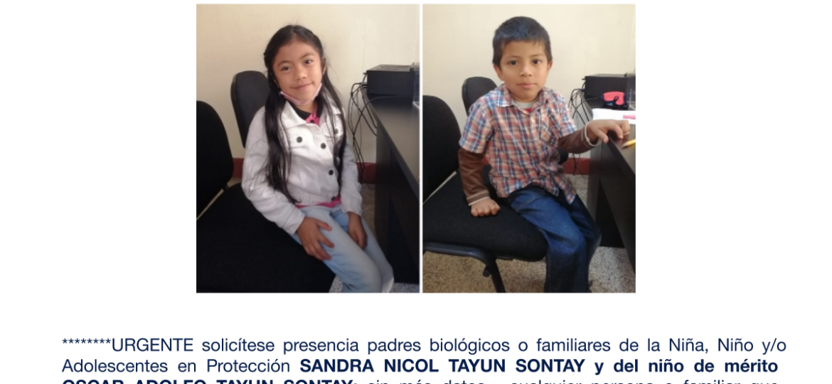 SANDRA NICOL TAYUN SONTAY, OSCAR ADOLFO TAYUN SONTAY