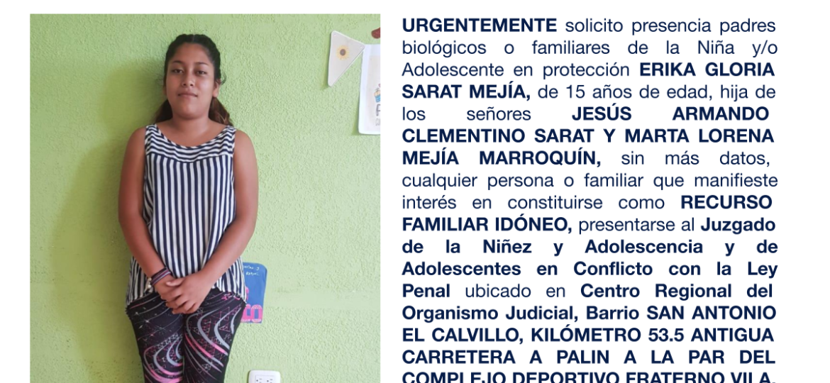 ERIKA GLORIA SARAT MEJÍA