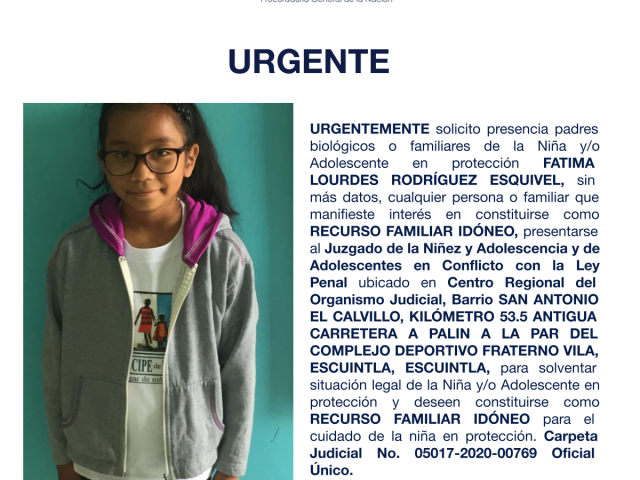 FATIMA LOURDES RODRÍGUEZ ESQUIVEL