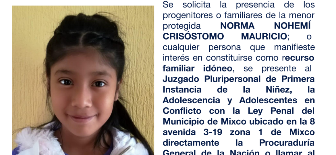 NORMA NOHEMÍ CRISÓSTOMO MAURICIO