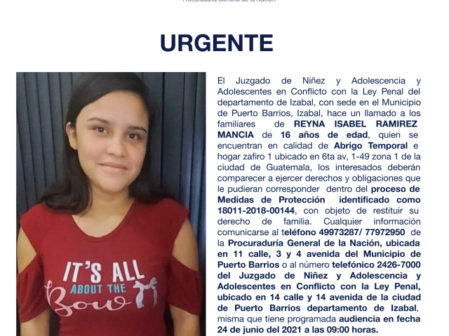 REYNA ISABEL RAMIREZ MANCIA