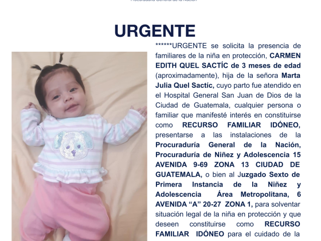 CARMEN EDITH QUEL SACTÍC