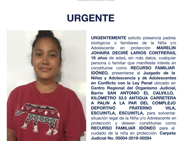 MARELIN JOHAIRA DECIRÉ LARIOS CONTRERAS