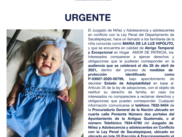 MARIA DE LA LUZ HIPÓLITO