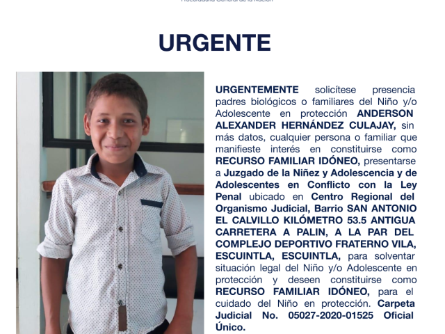 ANDERSON ALEXANDER HERNÁNDEZ CULAJAY