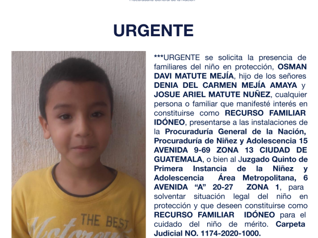 OSMAN DAVI MATUTE MEJÍA