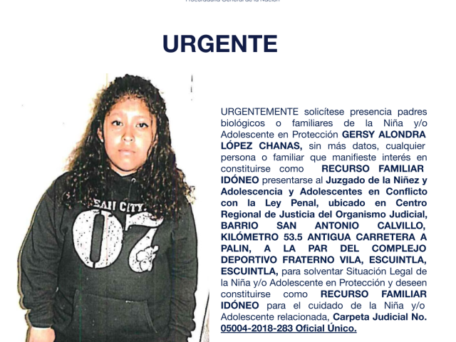 GERSY ALONDRA LÓPEZ CHANAS