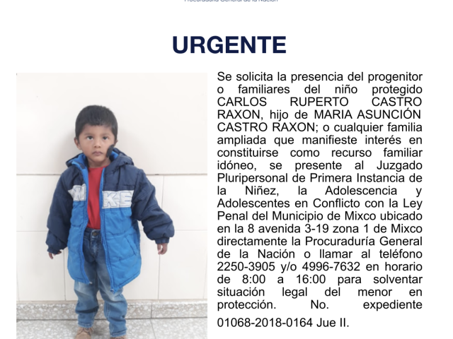 CARLOS RUPERTO CASTRO RAXON