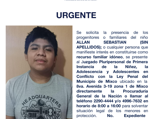 ALLAN SEBASTIAN (SIN APELLIDOS