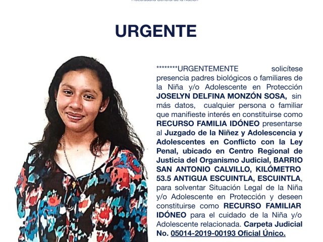 JOSELYN DELFINA MONZÓN SOSA