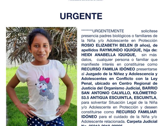 ROSIO ELIZABETH BELEN