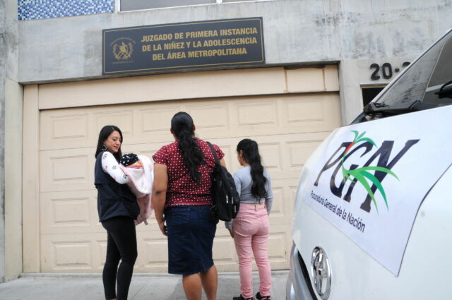 PGN en Juzgado con menor