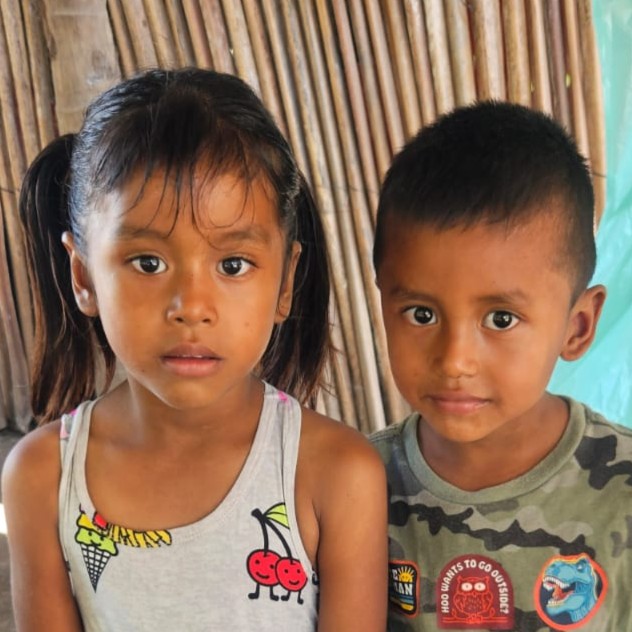 FOTOGRAFIA DE NNA ELIAS EMILIO CHAJON REVOLORIO y NNA MAILYN ESMERALDA GONZALEZ CHAJON.