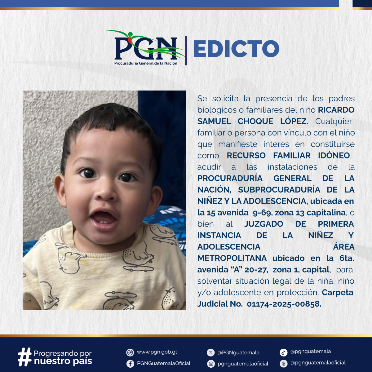 RICARDO SAMUEL CHOQUE LÓPEZ - Procuraduría General de la Nación PGN